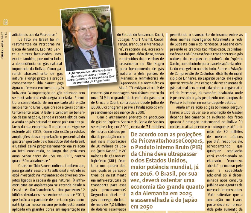 Revista Brasil Engenharia - Especial Óleo e Gás - Março/2007